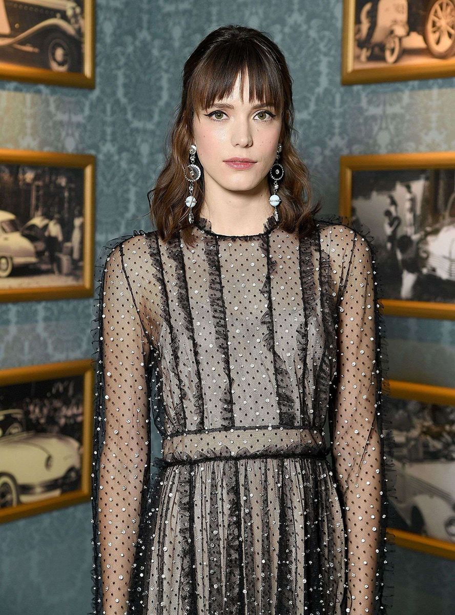 Stacy martin miu discount miu fashion show